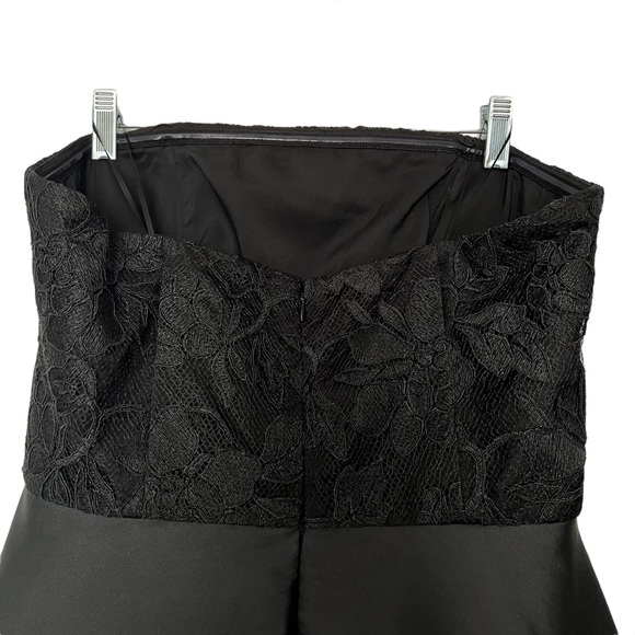 Sachin & Babi A-Line Gown Black Lace Bodice Size 10 - Picture 5 of 11